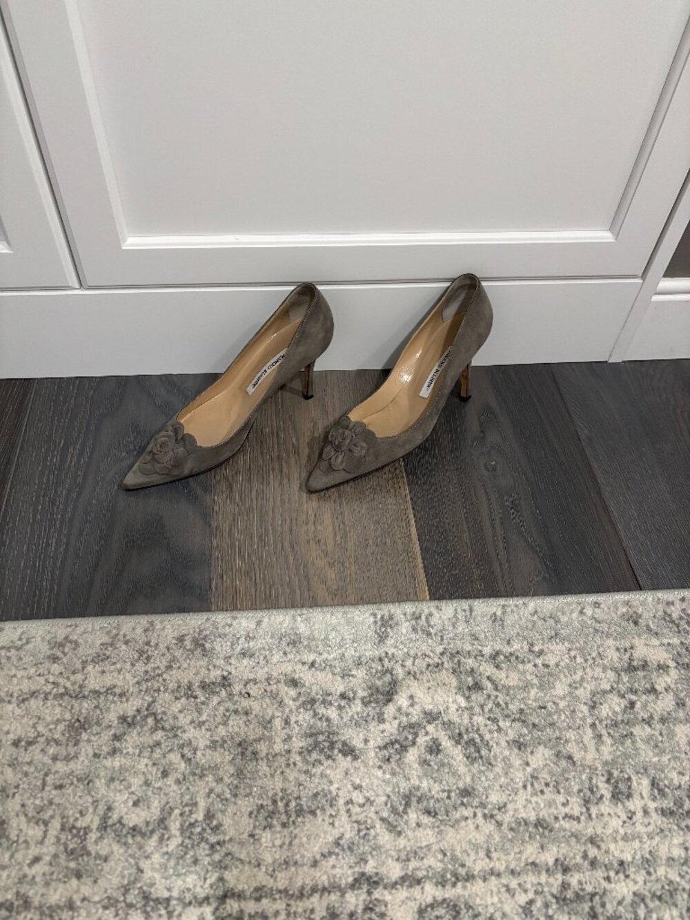 Manolo Blahnik suede pumps